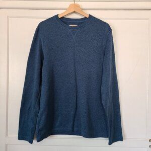 Sonoma Goods For Life Crewneck Night Blue Long Sleeve Sweatshirt Size L